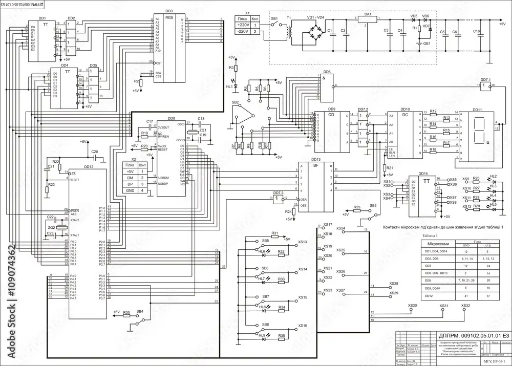 Diagram skematik yang menjelaskan sistem kompleks