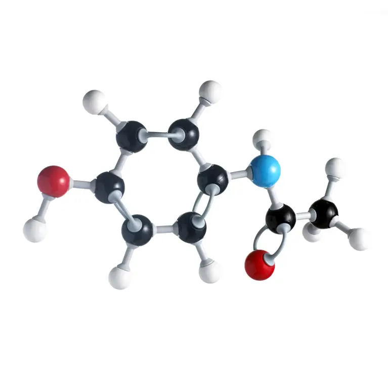 Struktur Molekul Paracetamol