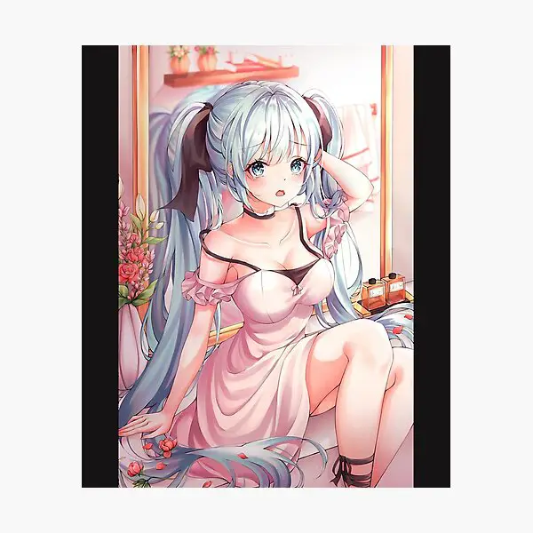 Ilustrasi Vocaloid dengan tema hentai