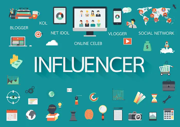 Gambar seorang influencer media sosial