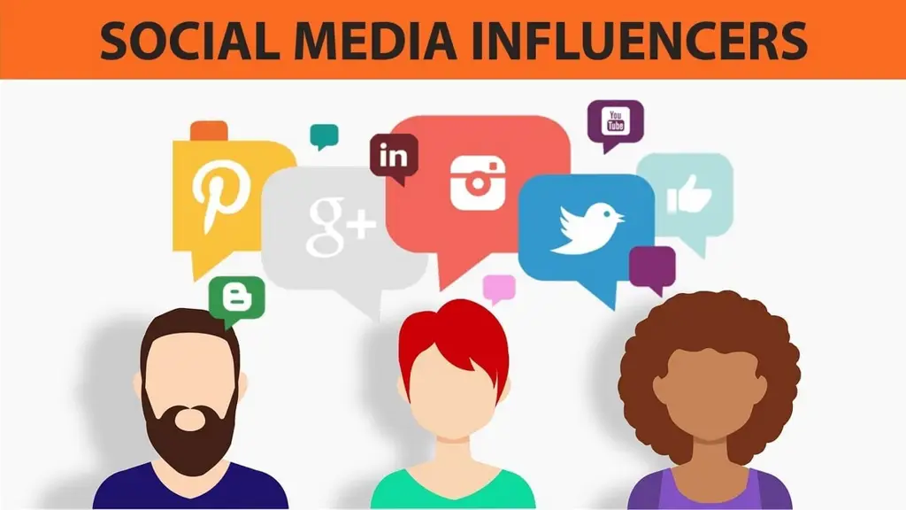 Gambar influencer media sosial