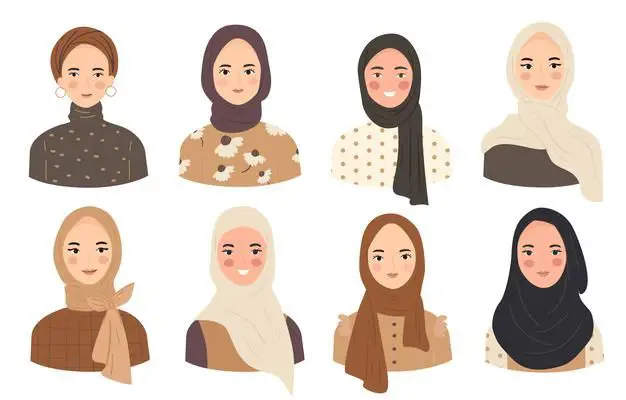 Animasi Berbagai Gaya Hijab