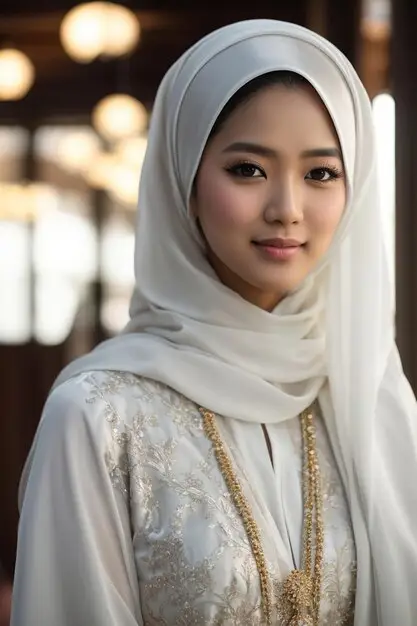 Gaya Kebaya Hijab yang Menawan