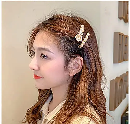 Beberapa contoh gaya rambut yang menggunakan jepit rambut korea sebagai aksesori.