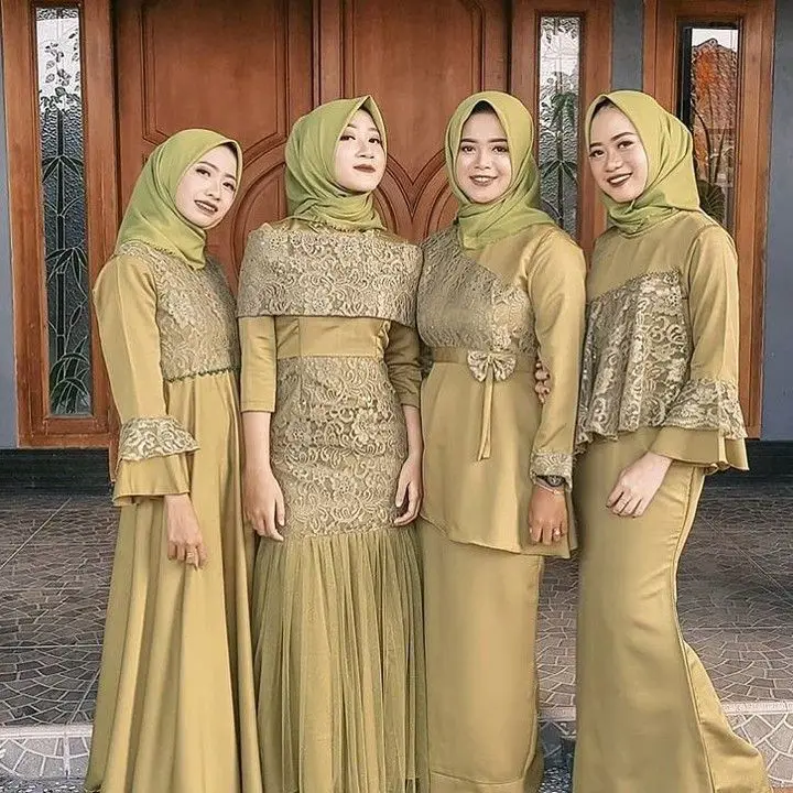 Model-model jumpsuit hijab yang cocok untuk bridesmaid dengan berbagai warna dan gaya