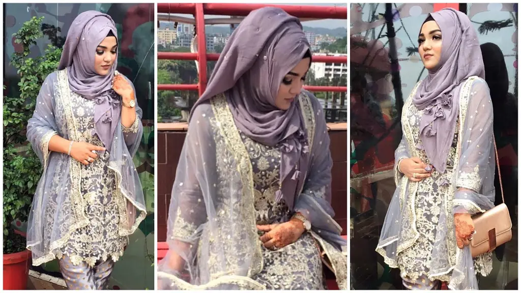 Model baju untuk kondangan berhijab yang stylish