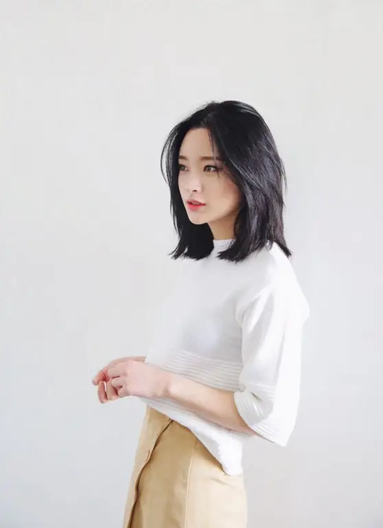 Berbagai model rambut pendek berlayer ala Korea