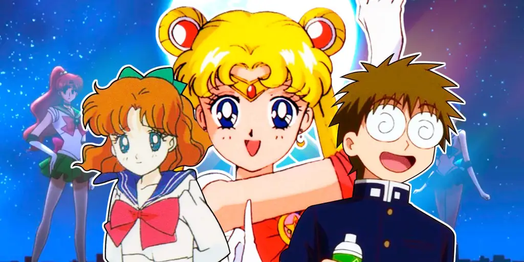 Karakter Sailor Moon berinteraksi satu sama lain