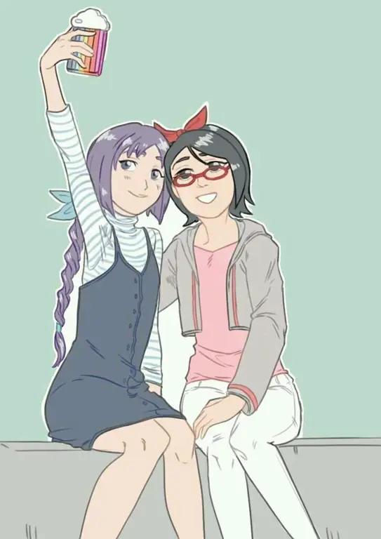 Sumire Mika bersama ayahnya