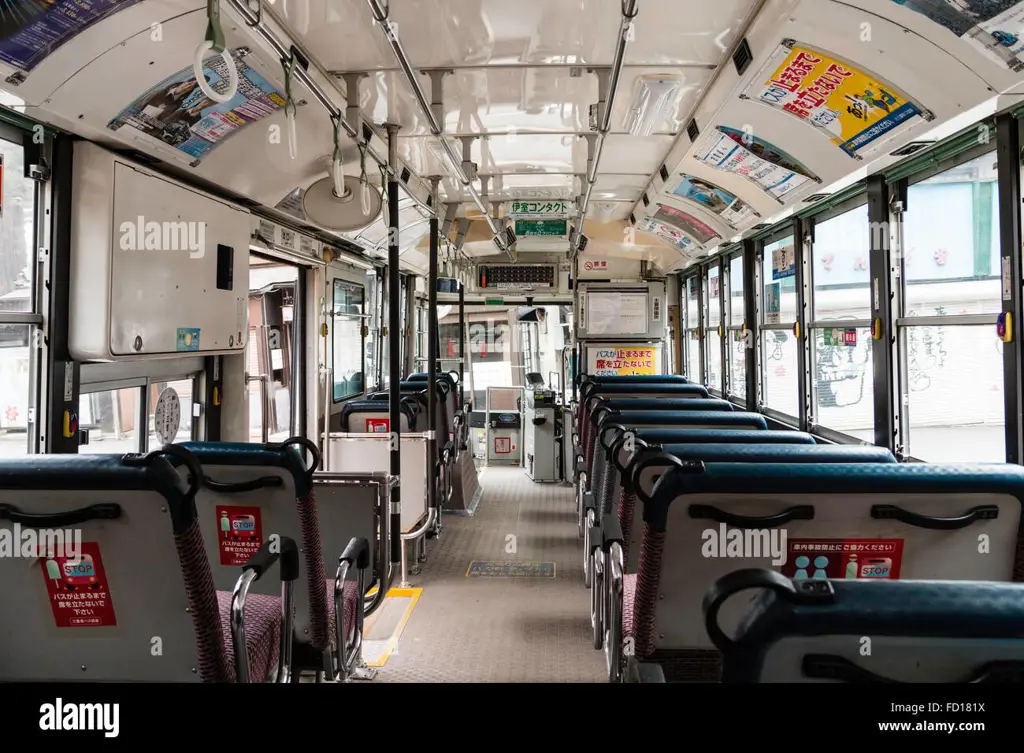 Interior Bus di Jepang