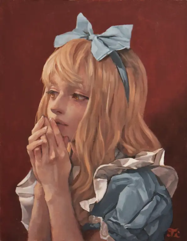 Gambar fan art Alice in Wonderland