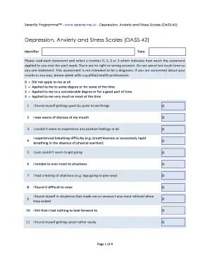 Grafik skor DASS-202