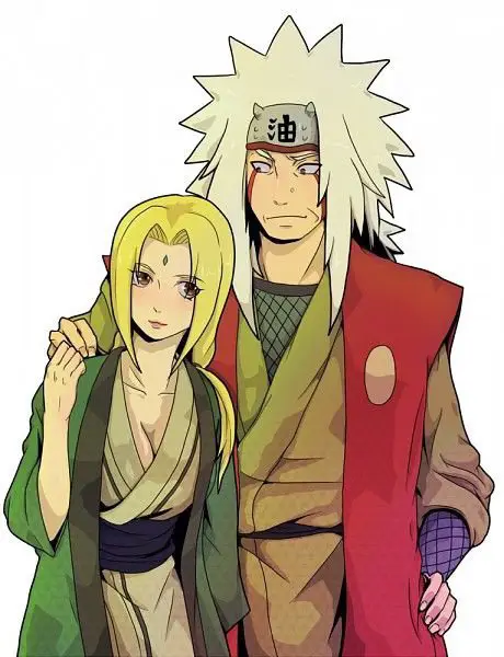 Gambar romantis Naruto dan Tsunade dari penggemar