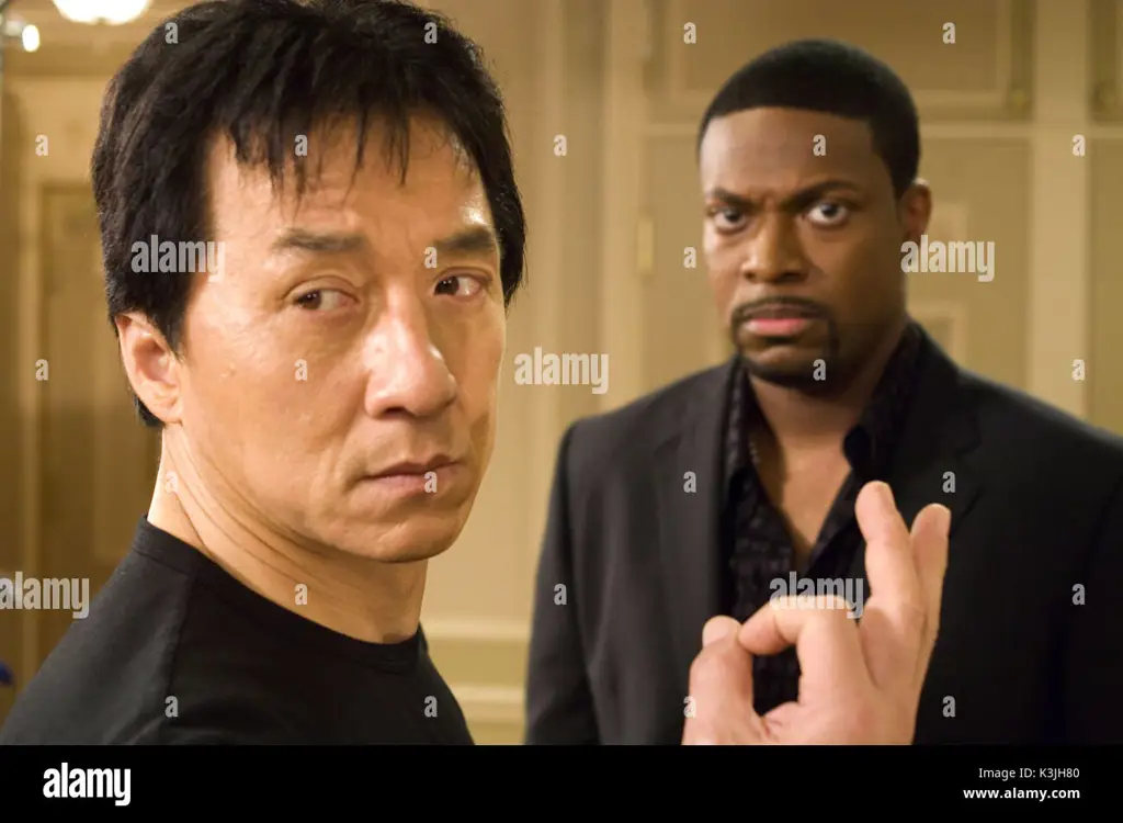 Foto Jackie Chan dan Chris Tucker dalam film Rush Hour