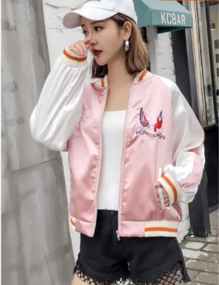 Jaket bomber wanita Korea style