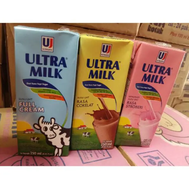 Berbagai macam varian Susu Ultra Milk