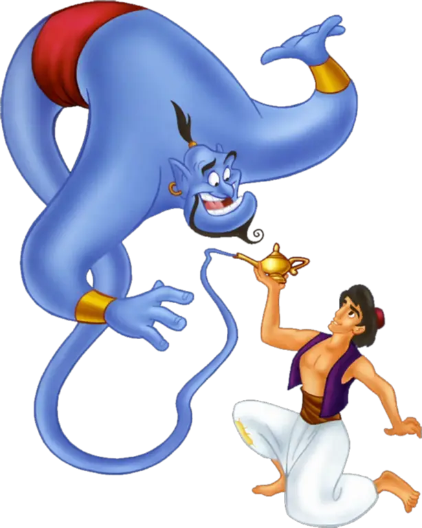 Gambar Jin dari Aladdin