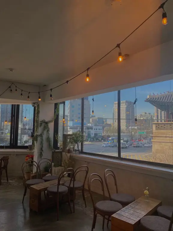 Foto aesthetic kafe di Korea