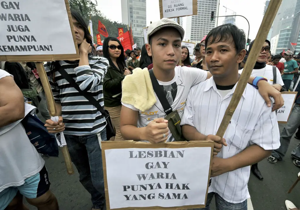 Gambar kampanye kesadaran hak LGBT di Indonesia