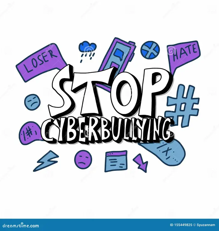 Ilustrasi berhenti cyberbullying