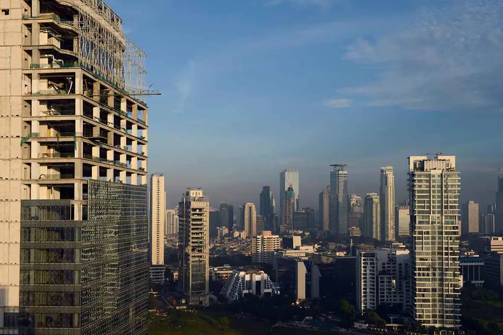 Gambar gedung perkantoran di Indonesia