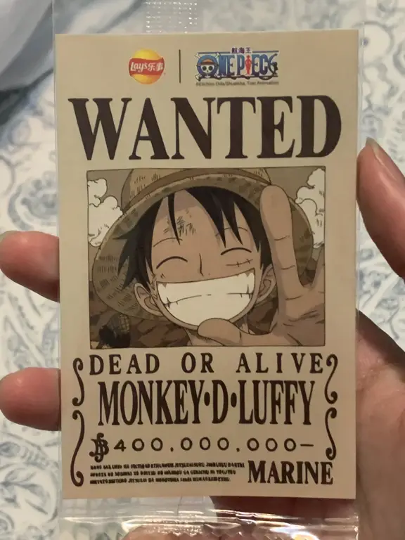 Gambar Monkey D Luffy dari One Piece