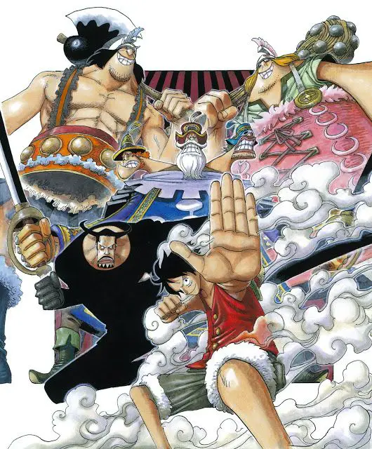 Karakter One Piece yang terinspirasi dari keluarga Oda (jika tersedia)