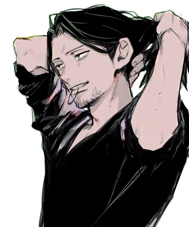 Gambar fanart ciuman Minami Aizawa