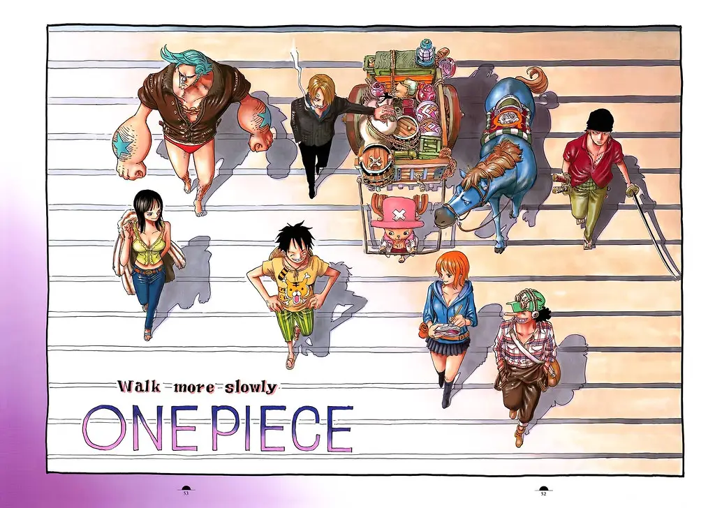 Gambar karya seni One Piece yang aman untuk dilihat