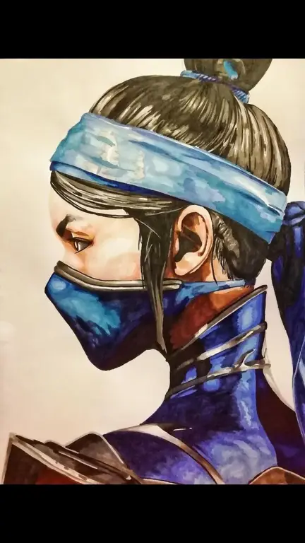 Gambar fanart Kitana yang aman dan sesuai norma