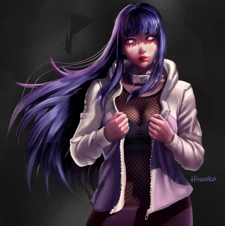 Gambar fanart Hinata Hyuga