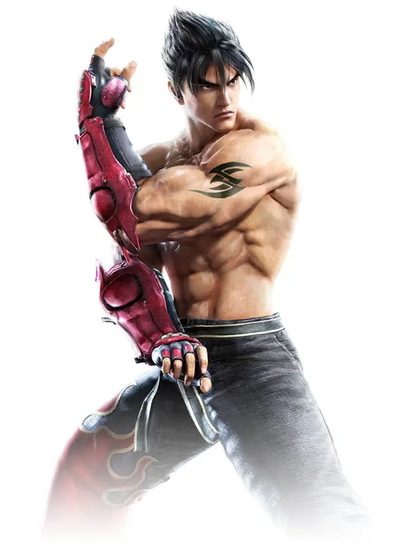 Gambar Kazama Yumi dan Jin Kazama bersama