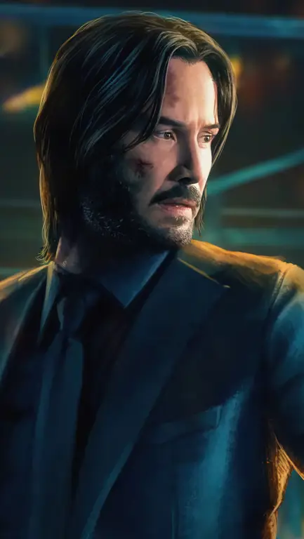 Keanu Reeves sebagai John Wick dalam film John Wick 4