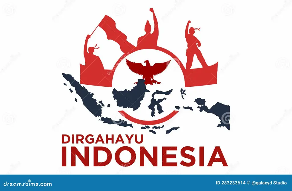 Gambar yang menggambarkan keragaman budaya Indonesia yang tetap bersatu