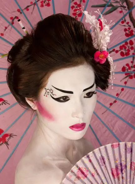 Riasan tradisional geisha Jepang