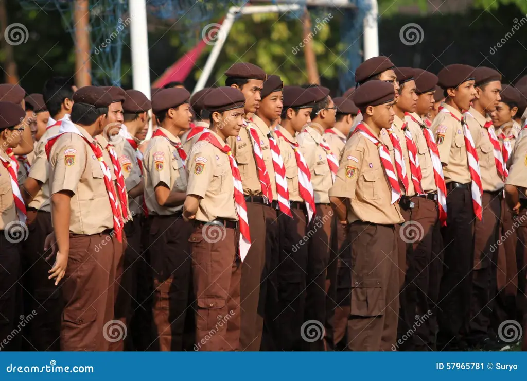 Gambar positif kegiatan Pramuka Indonesia