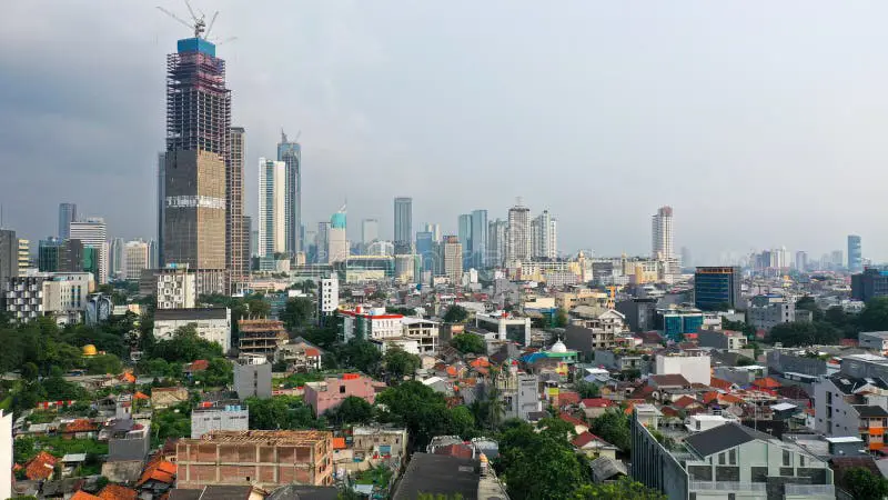 Gambar lingkungan perumahan di Indonesia