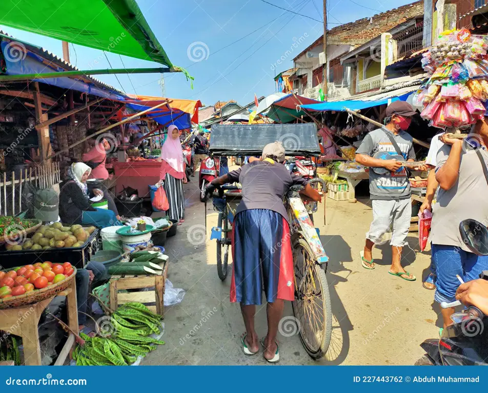 Pasar tradisional di Indonesia