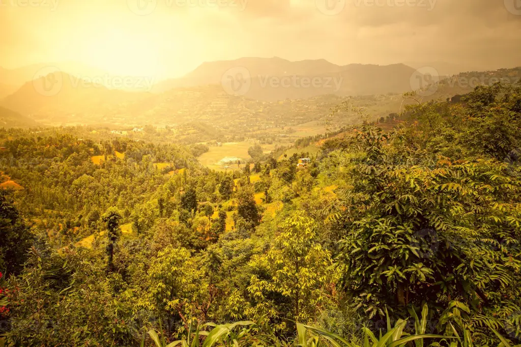 Pemandangan alam yang indah di Asia