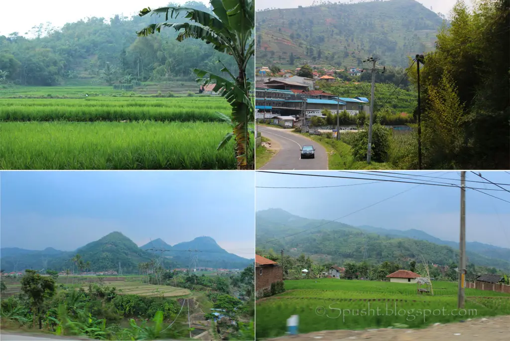 Pemandangan alam Bandung yang indah