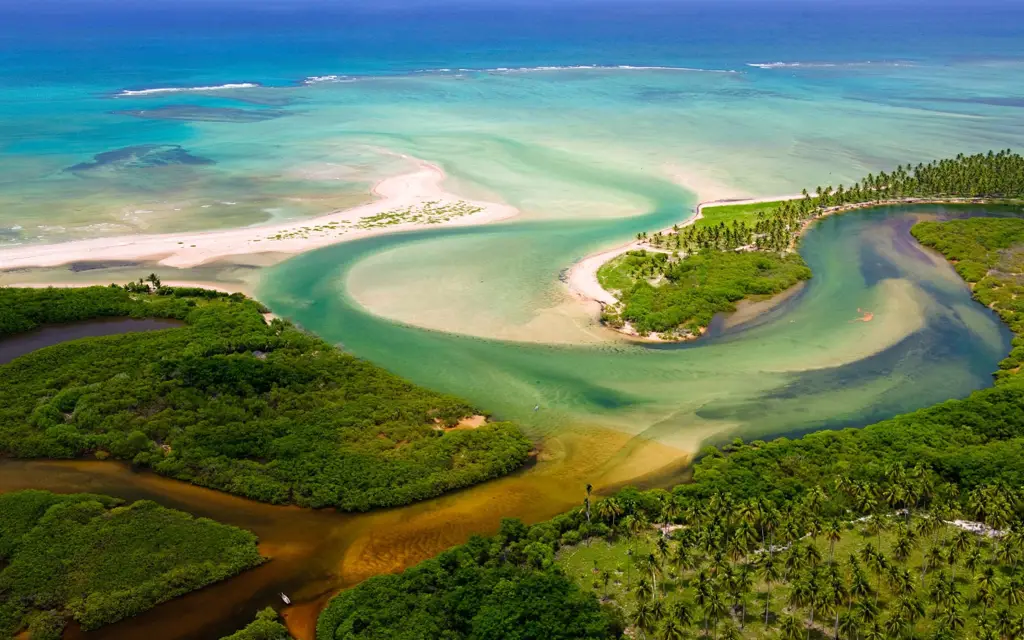 Pemandangan alam Brasil yang indah