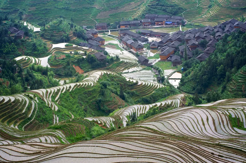 Gambar pemandangan alam di Cina