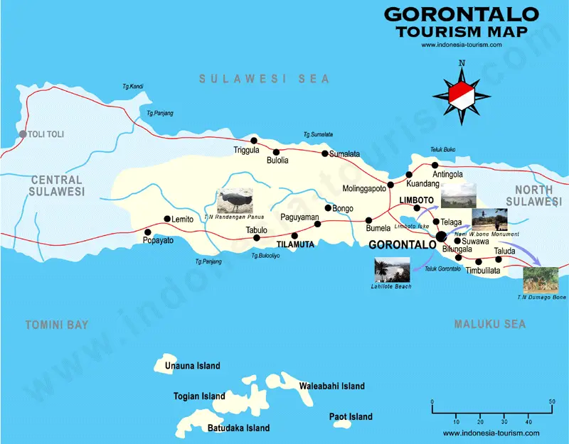 Pemandangan alam Gorontalo yang indah