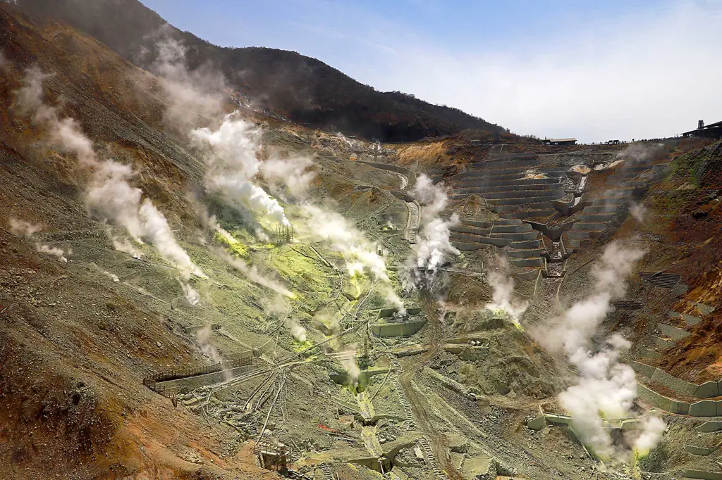 Pemandangan di Hakone, Jepang