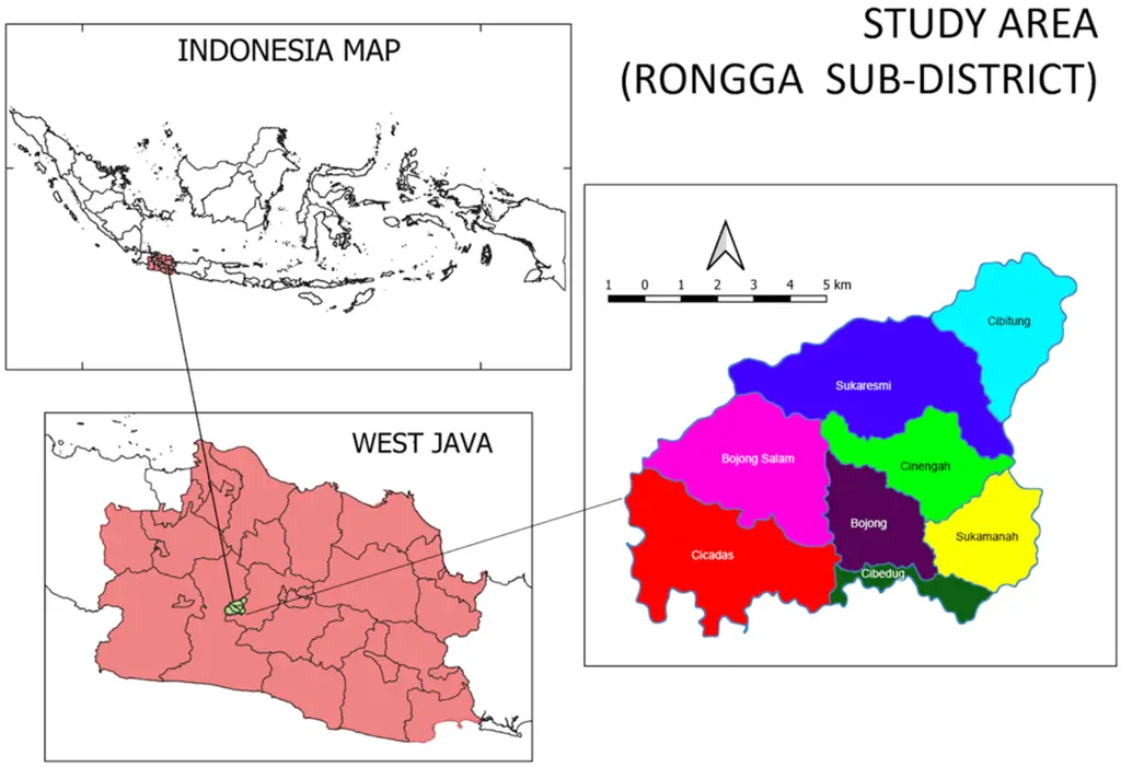 Pemandangan alam di wilayah Barat Indonesia