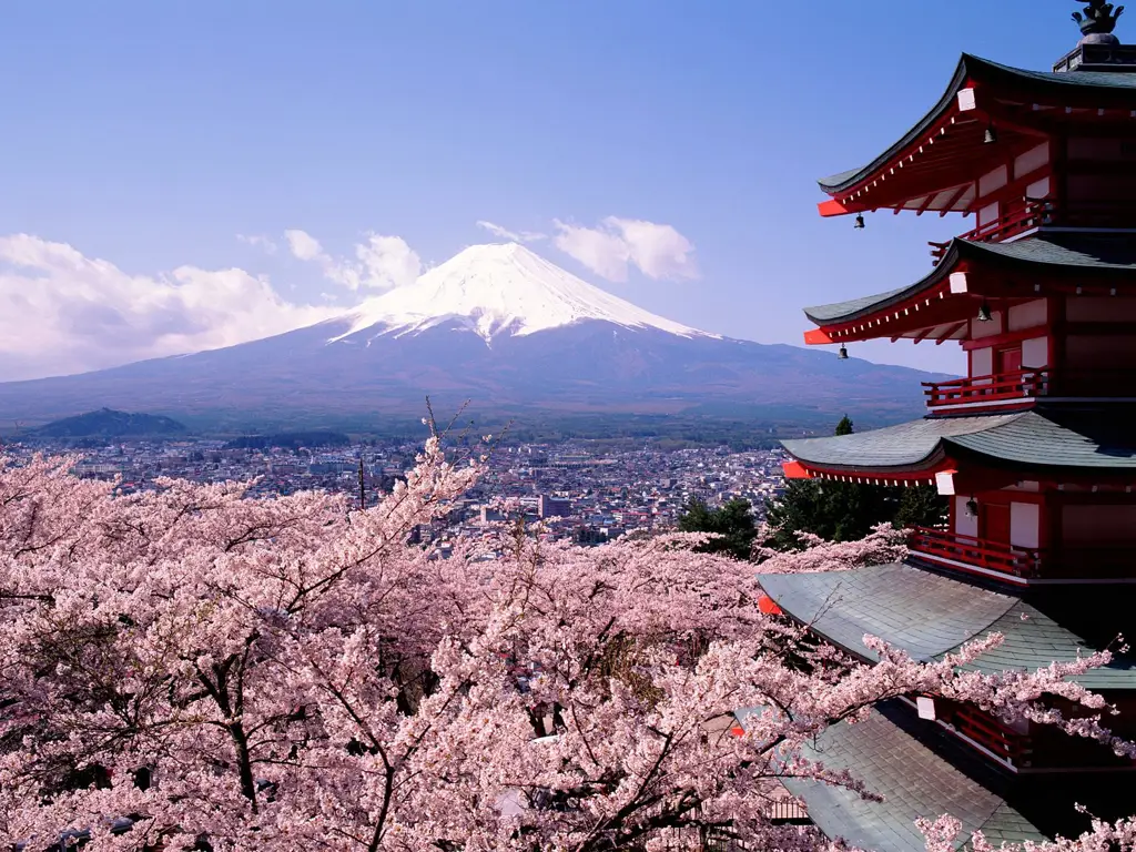 Pemandangan Jepang yang indah