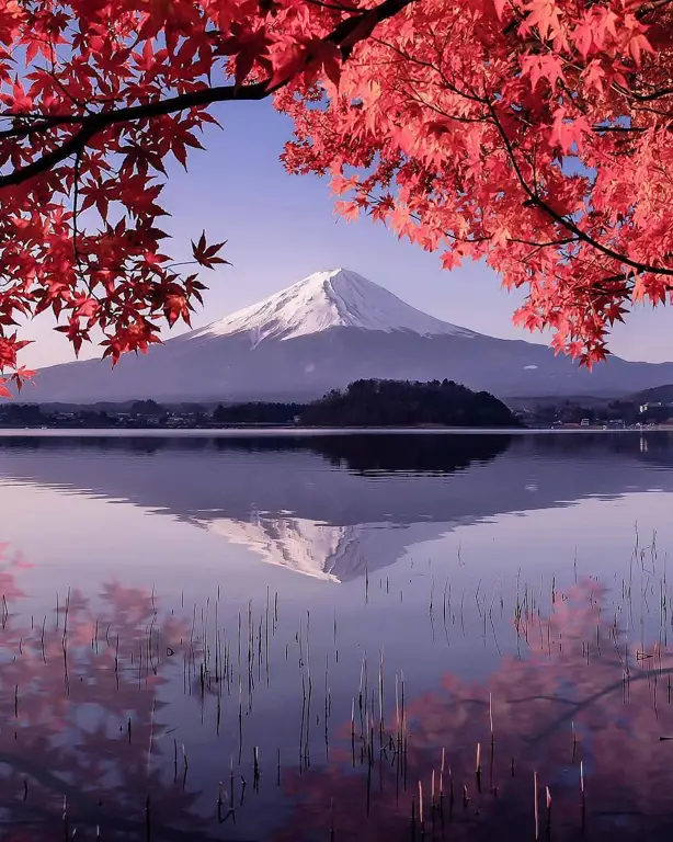 Pemandangan alam Jepang yang indah