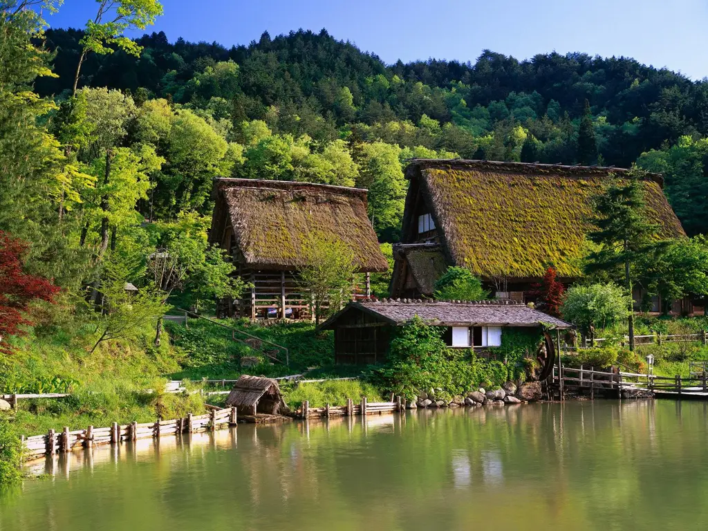 Gambar pemandangan alam di Jepang yang indah.