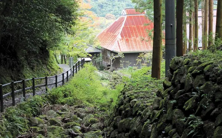 Pemandangan pedesaan Jepang