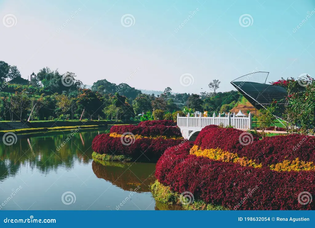 Pemandangan alam Lembang yang asri